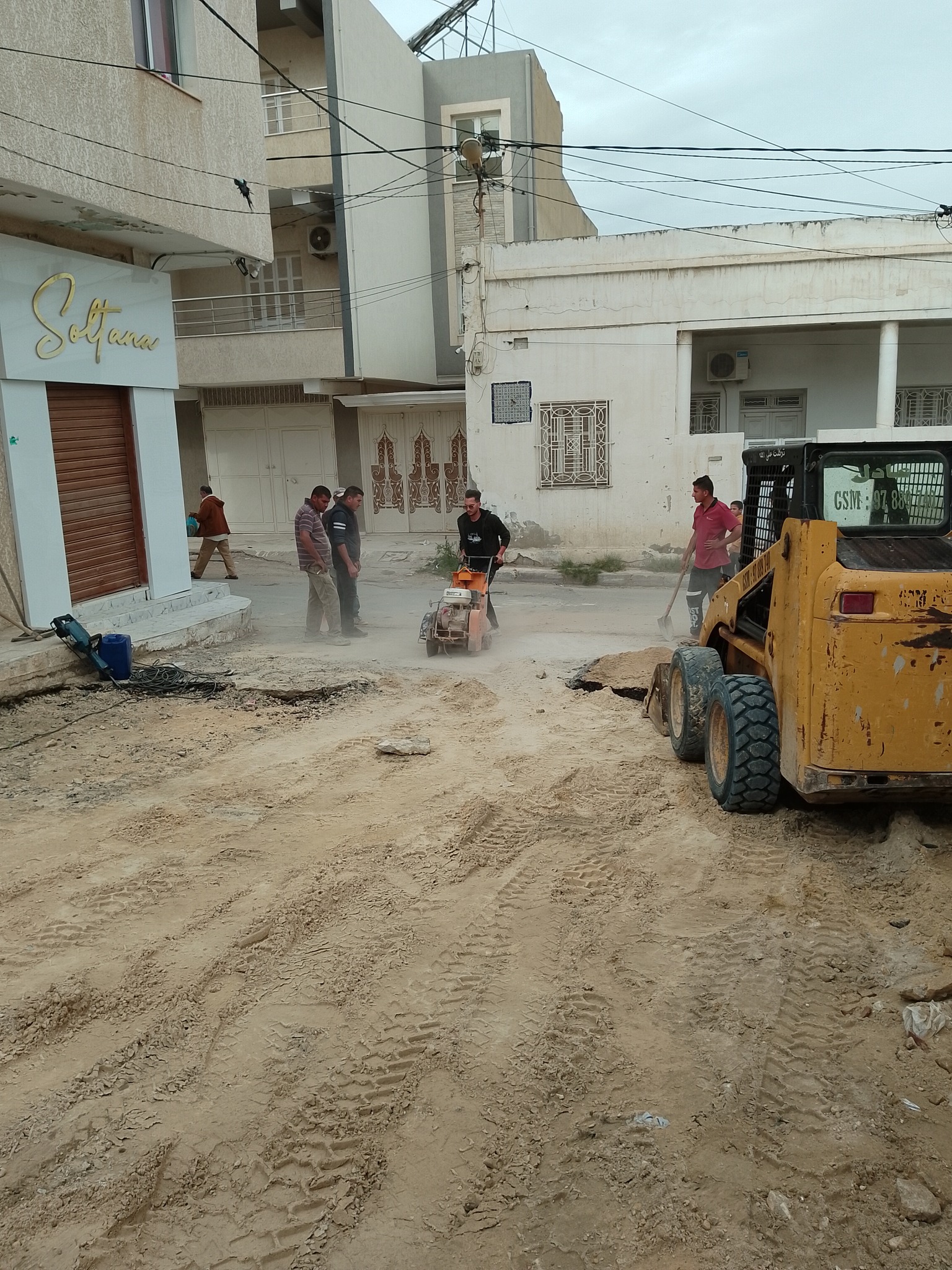 تبليط المدينة العتيقة 